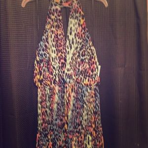 Hi low dress green L by Thalia Sofi